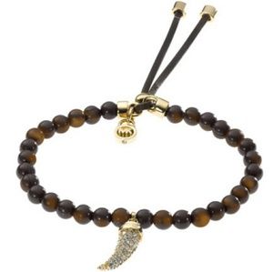 Michael Kors Brown Tortoise Bead Bracelet!